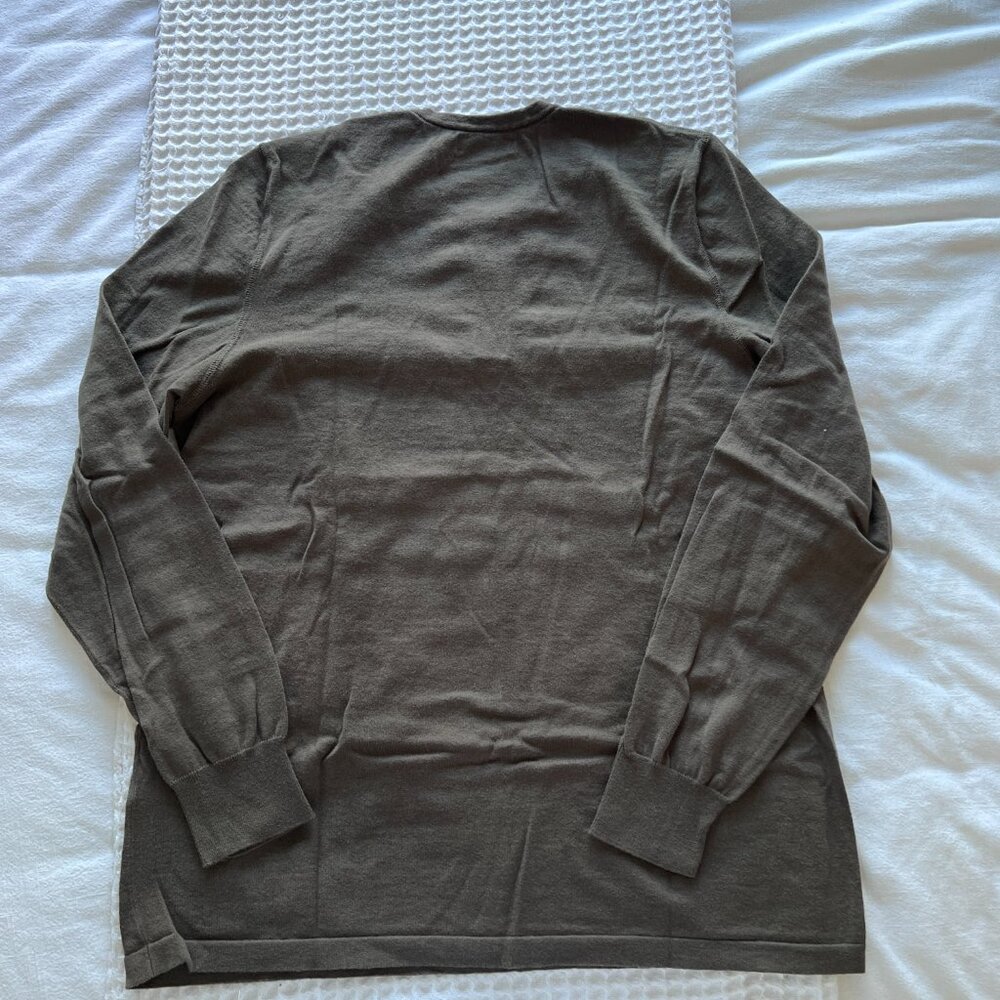 Men's Naadam Cotton Casmere Long Sleeve Henley - Picture 4 of 6